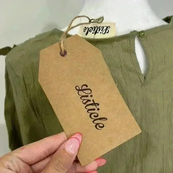 Gauze long sleeve top - Picture 4 of 5